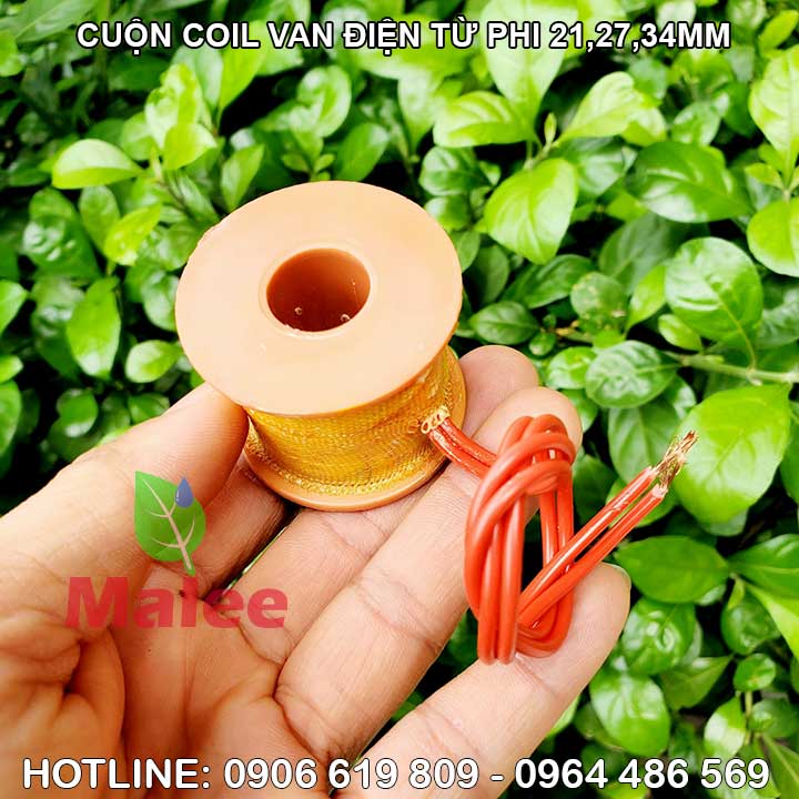 Cuộn coil van điện từ phi 21 27 34mm ATA 24vdc 220vac