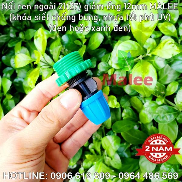 Nối ren ngoài 27 giảm ống 12ly Malee