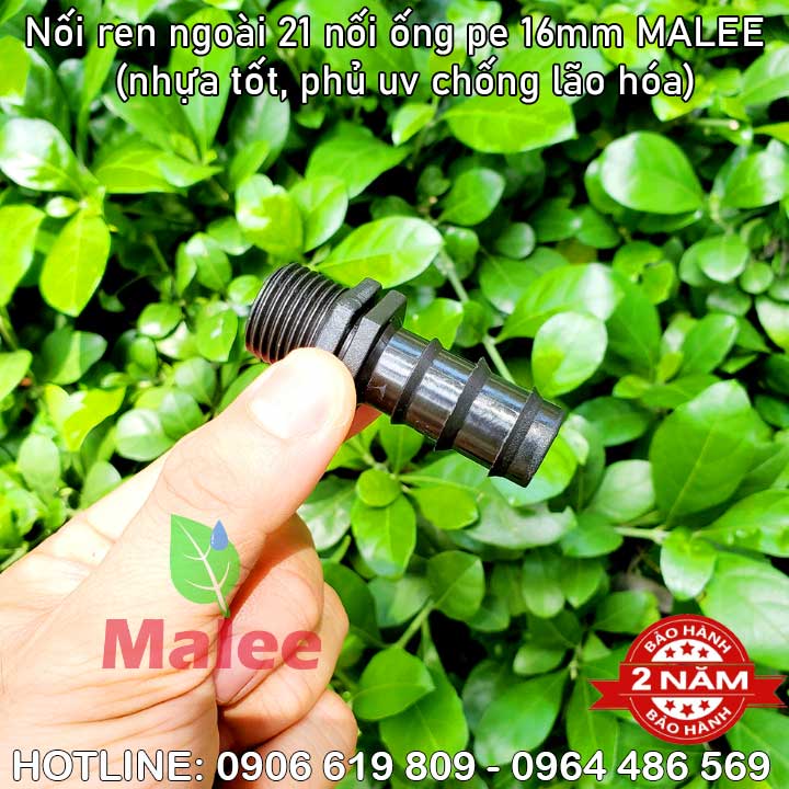 Nối ren ngoài 21 giảm ống 16ly Malee