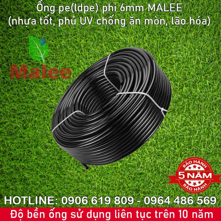 Ống tưới cây 6ly pe Malee