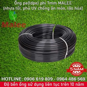 Ống tưới cây 7ly pe Malee