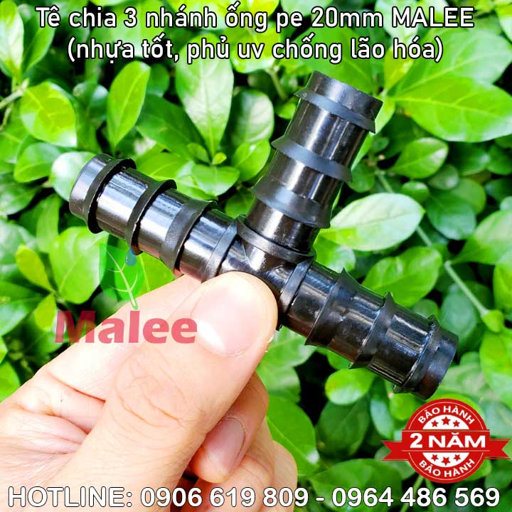 Tê chia 3 ống 20ly Malee