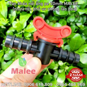 Van khóa ống 20ly Malee