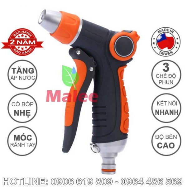 Vòi xịt tưới cây cầm tay 3 kiểu phun ChenFu GH-03A