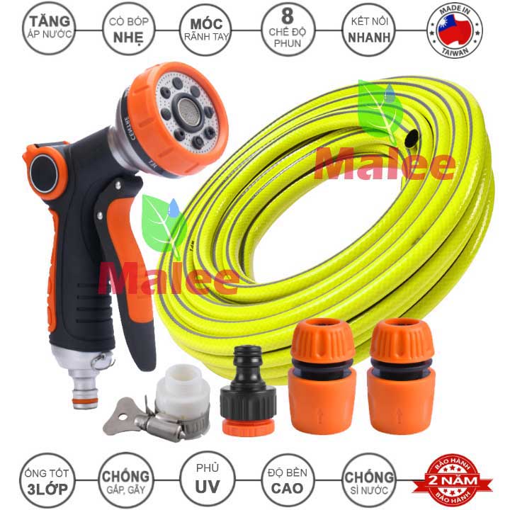 Combo vòi xịt tưới cây cầm tay 8 chế độ ChenFu GH-08A KIT