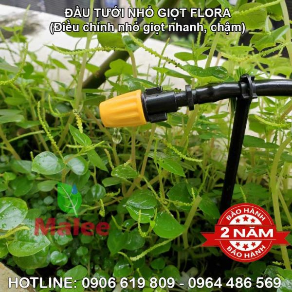 Đầu tưới nhỏ giọt phun sương điều chỉnh Flora FS-1