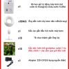 trọn bộ Bộ tưới cây nhỏ giọt cho ban công sân thượng không nguồn nước tự động Flora FL-10