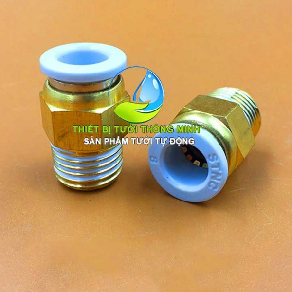 Ren ngoài 21 nối ống 8mm STNC cao cấp