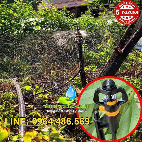 Đầu tưới phun mưa bù áp cục bộ 60 lít Malee thái lan