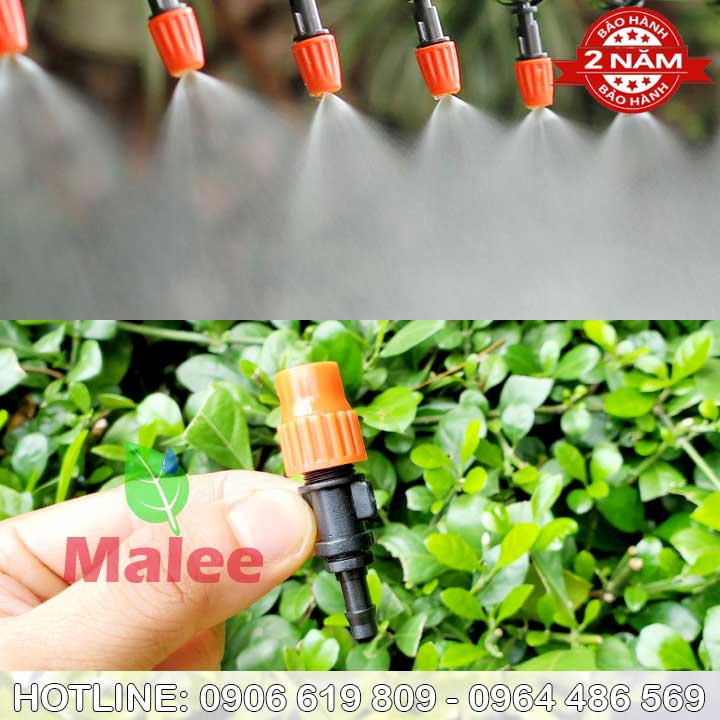 Đầu béc tưới lan phun sương 1 tia Malee